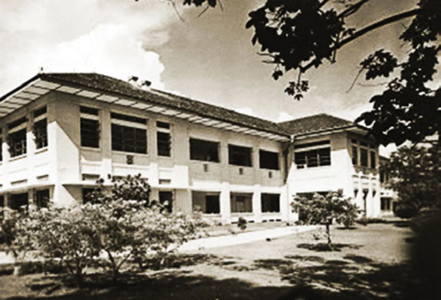 Monochromatic photo of the Government Analyst's Department.