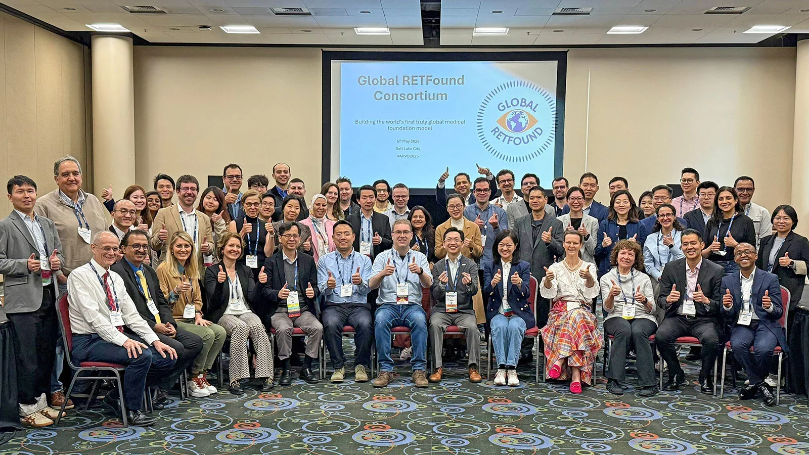 Prof Pearse Keane, University College London; Asst Prof Tham Yih Chung, NUS Medicine; Prof Carol Cheung, Chinese University of Hong Kong.