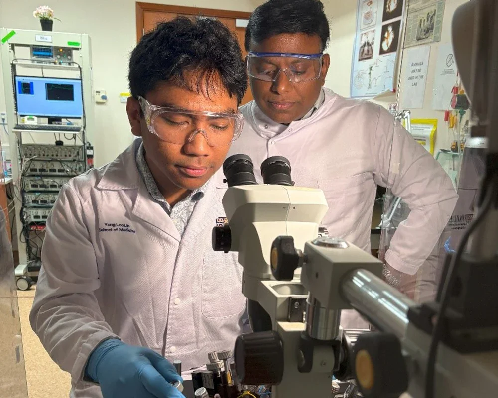 Prof Sajikumar Sreedharan and Dr Mohammad Zaki Bin Ibrahim