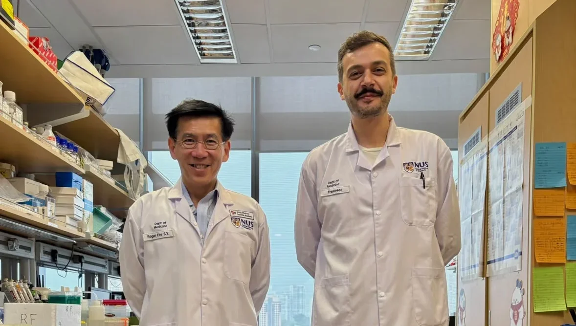 Prof Roger Foo and Dr Francesco Ruberto